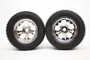 IMEX 3,2" Pinn Dawg Reifen (Soft) & Falcon Chromfelgen (1 Paar) 17/14mm Sechskant - Bild 1 von 9