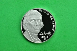2011-S Deep Cameo Jefferson Nickel US GEM Proof Coin - Picture 1 of 1