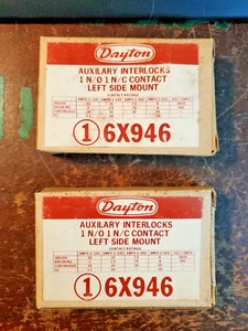 (2 Stück) Dayton 6X946 Zusatzverriegelungskontakt linke Seitenmontage (TA13SG) - Bild 1 von 6