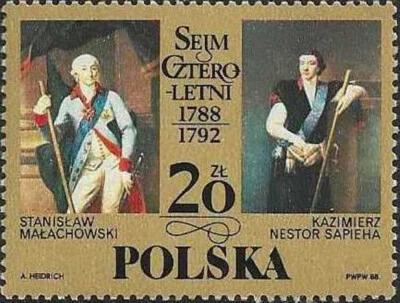 Polska 16-10-88 Aniversario, el Sejm de Cuatro Años # Sc 2872 MNH - Envío Gratis Foto 1 de 2