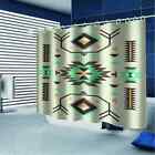 Geometric Pattern Puzzle 3D Shower Curtain Waterproof Fabric Bathroom Decoration