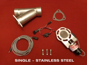 BadlanzHPE SS Electric Cutout Valve 3.5" 89mm  5 YEAR WARRANTY! - Bild 1 von 5