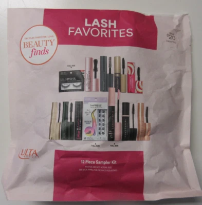 Ulta Beauty Finds LASH FAVORITES 12 Pc Mascara Sample Kit SALE HELPS DOGS CATS! - Image 1 of 4