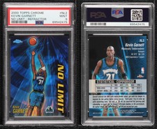 2000-01 Topps Chrome No Limit Refractor Kevin Garnett #NL2 PSA 9 MINT HOF