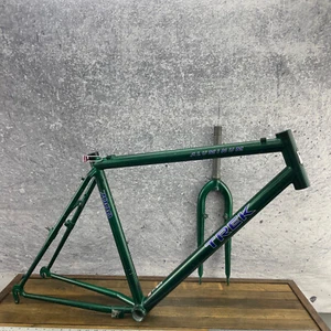 Vintage Trek 7000 Mountain Bike Frame Set 21 USA Aluminum MTB Cafe Green 135 26 - Picture 1 of 19