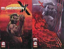 WEAPON X 1 MICHAEL TURNER ASPEN WOLVERINE OLD MAN LOGAN A & B VARIANT SET NM
