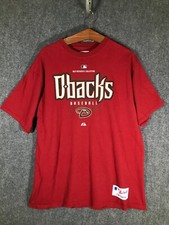 Arizona Diamondbacks MLB Baseball T Shirt Large L Short Sleeve Authentic Red Tee