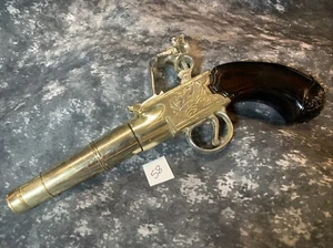 Vintage Avon Thomas Jefferson Handgun Pistol Deep Woods Cologne Bottle Partial - Picture 1 of 6