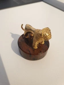 DEKO LÖWE GOLDFARBEN - Bild 1 von 2