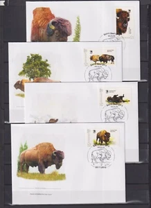 F1771 - Grenada  2012 - FDC - Animals / Tiere/ Bison -World of Wildlife -WWF/WNF - Bild 1 von 1