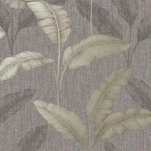 RASCH (U.K) Limited Amara Palm Wallpaper - Pewter/Gold 283487 - Picture 1 of 3