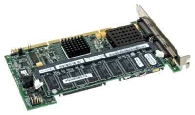 Controller Dell 01U294 PERC4/Dc Dual U320 SCSI 128MB Pcix Battery - Image 1 of 2