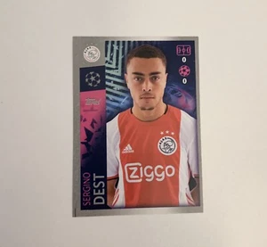2019-20 TOPPS UEFA CHAMPIONS LEAGUE SERGINO DEST #500 ROOKIE STICKER - Picture 1 of 3