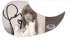TAYLOR SWIFT SIGNED WITH HEART GUITAR PICK GUARD PSA DNA COA ACOUSTIC PICKGUARD - Picture 1 of 2