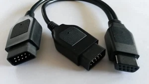 Sehr hochwertiger VERTEILER für 2x Sub-D Stecker 9 Pol für beliebige Zwecke  - Bild 1 von 3