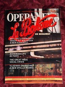 Rare MET OPERA NEWS March 2003 Baz Luhrmann La Boheme Vladimir Galouzine - Picture 1 of 2