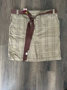 NEW American Eagle Outfitters ACADEMY PLAID MINI Size 8 Ribbon Belt Cherries - Picture 1 of 7