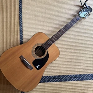 Chitarra Elettrica Acustica Epiphone DR-100/NA Modificata Naturale Buone Condizioni - Foto 1 di 18