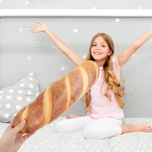 Cuscino Pane Simulato Cibo Piccolo Simulazione Gatto Peluche Giocattolo Cuscini Forma Divertente - Foto 1 di 12