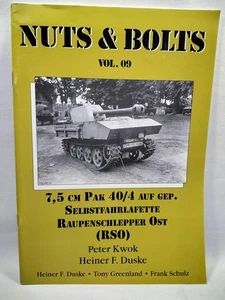 Muttern & Schrauben Vol. 09 7,5 cm Pak 40/4 Auf Gep. Von Peter Kwok Militär - Bild 1 von 3