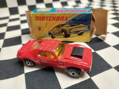 Matchbox 🚨 RARE Red 1972 AMX Javelin with Box - Image 1 of 4