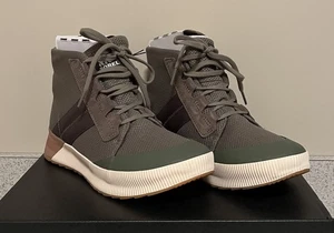 Neu Sorel Out N About III WP Damen-Sneaker steingrün mittelhohe Schuhe Stiefel 10,5 - Bild 1 von 15