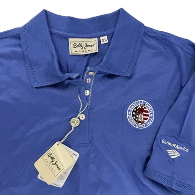 Polo de golf Bobby Jones XL para mujer 2005 US Open Pinehurst Bank of America NUEVO Foto 1 de 4