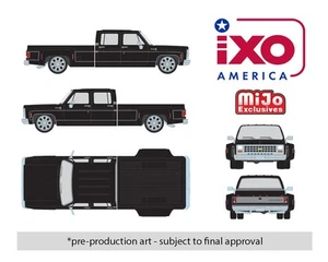 IXO Model 1980 Chevrolet Silverado C30 Crewcab Mijos PREORDINE Eta settembre/ottobre - Foto 1 di 1