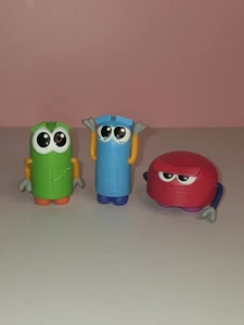 Fisher Price STORYBOTS 3er Set Roboter Figuren rot grün blau - Bild 1 von 7