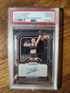 2023 Prizm UFC Superstar Zhang Weili Auto PSA 10 - Picture 1 of 2