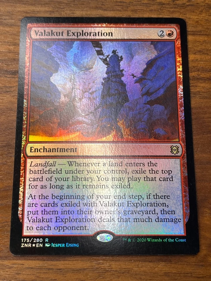 1x FOIL VALAKUT EXPLORATION - Zendikar - MTG - Magic the Gathering - Image 1 of 1