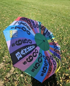 Glücksrad Regenschirm. Full Size Neuheit. Game Show. Druckknopf offen. Neu!  - Bild 1 von 9