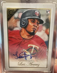 2019 TOPPS GALLERY LUIS ARRAEZ ROOKIE AUTOGRAPH PADRES BATTING CHAMP INVEST AU - Bild 1 von 2