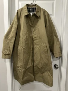 New J Crew Irvington Trench Coat 44r Men’s Water Resistant 2025 XL - Picture 1 of 10