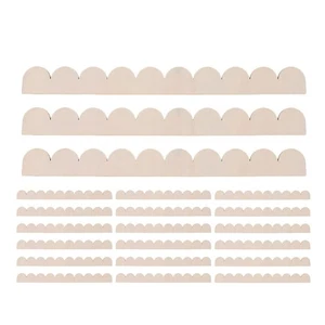  20 Stck. Wandschrank mit gewelltem Holzrahmen DIY Basteln Verkleidung Deko - Bild 1 von 12