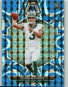 2024 Panini Mosaic Jordan Travis Mosaic Reactive Blue #395 New York Jets - Picture 1 of 2