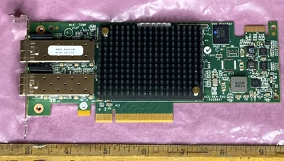 Emulex P005947-41C Dual Port 16Gb Fibre Channel Bus Adapter Network Card Tested - Image 1 of 4