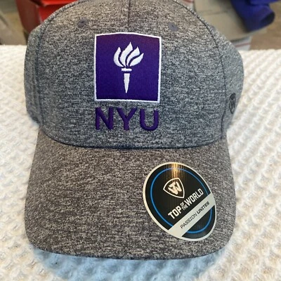 Sombrero ajustable NYU New York University violetas Top of the World Foto 1 de 4