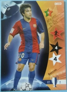 2007 Champions league Barcelona x3 base cards- Deco, Giuly, Valdes - Picture 1 of 3