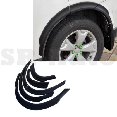 Ajuste para Subaru Forester 2013-2017 ABS negro plástico rueda ceja arco redondo Foto 1 de 4