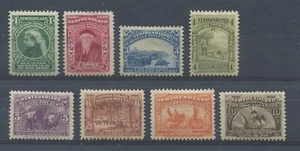 Newfoundland 1897 values 1 cent to 10 cents mint o.g. hinged - Picture 1 of 1
