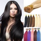 14"-24" 1g/s 50S Stick I Tips Indian Real Hair Remy Human Hair Extensions Women