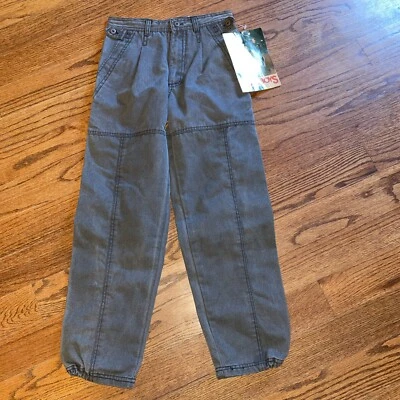 VINTAGE  BUGLE BOY CASUAL 25x26 COTTON BLEND PANTS NOS NWT UNWORN  YOUTH SIZE 10 - Image 1 of 4