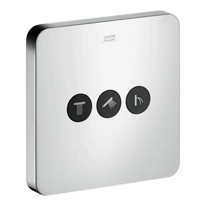 AXOR ShowerSelect Unterputz Ventil 3 Funktionen Chrom Absperrventil softsquare - Bild 1 von 11