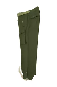 Pantaloni panzer tedesco DAK/Tropical Afrikakorps marrone oliva 2a guerra mondiale - Foto 1 di 3