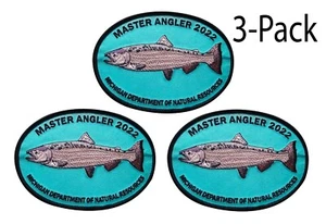 Patch Fishing Sports Hunting 2022 Master Angler Outdoor Collectible 5 x 3 1/2" - Picture 1 of 2