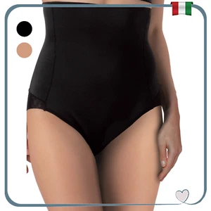 Guaina Contenitiva Modellante Donna Mutande Vita Alta Slip Dimagrante Cotone da - Picture 1 of 15