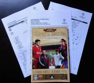 Liverpool FC V FC Barcelona UEFA Champions League partido progresivo + InfoPack 06-03-07 - Imagen 1 de 3