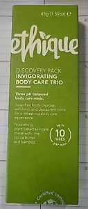 Discovery Pack Fresh Bodycare Trio 1,59 oz by Ethique 45 g NUOVO spedizione gratuita - Foto 1 di 3