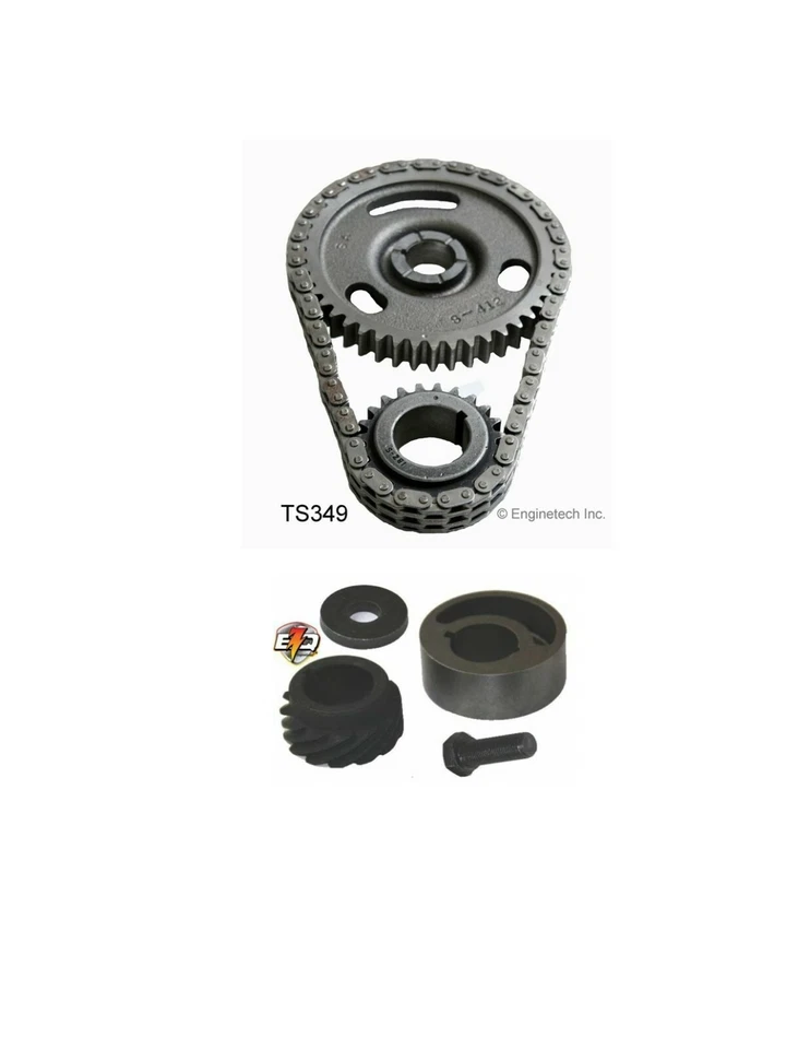 Juego de sincronización AMC Jeep 290 360 390 401 AMC V8 leva excéntrica con engranaje  Foto 1 de 1